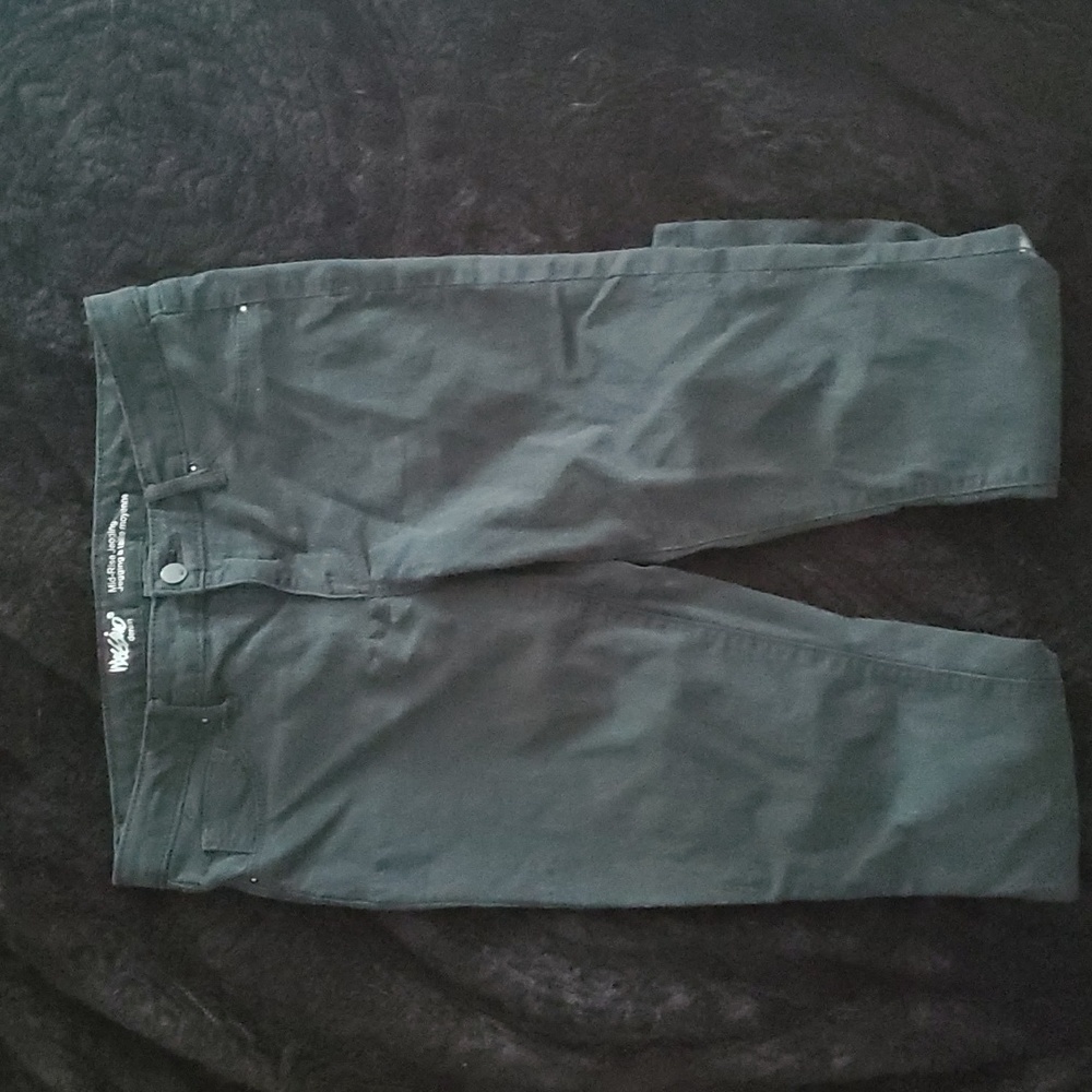 Women's 10s black mid rise jeggings